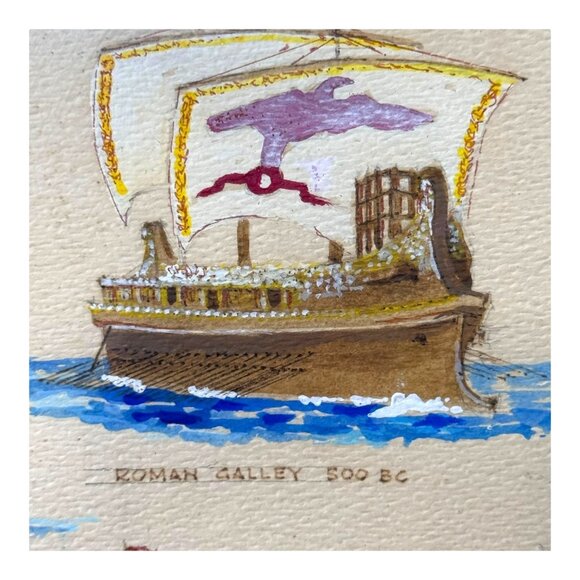 Maritime History Sailing Ships Beach House Coastal Historical Collectors Framed - Picture 5 of 16